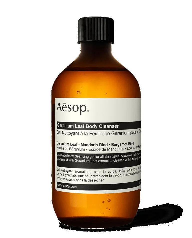 Aesop Geranium Leaf Body Cleanser 500 ml with Screw Cap - AESOP Alla Violetta Boutique