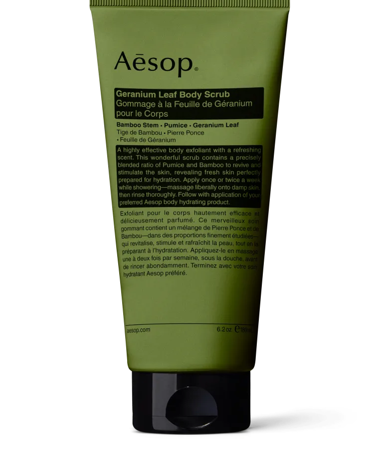 Geranium Leaf Body Scrub