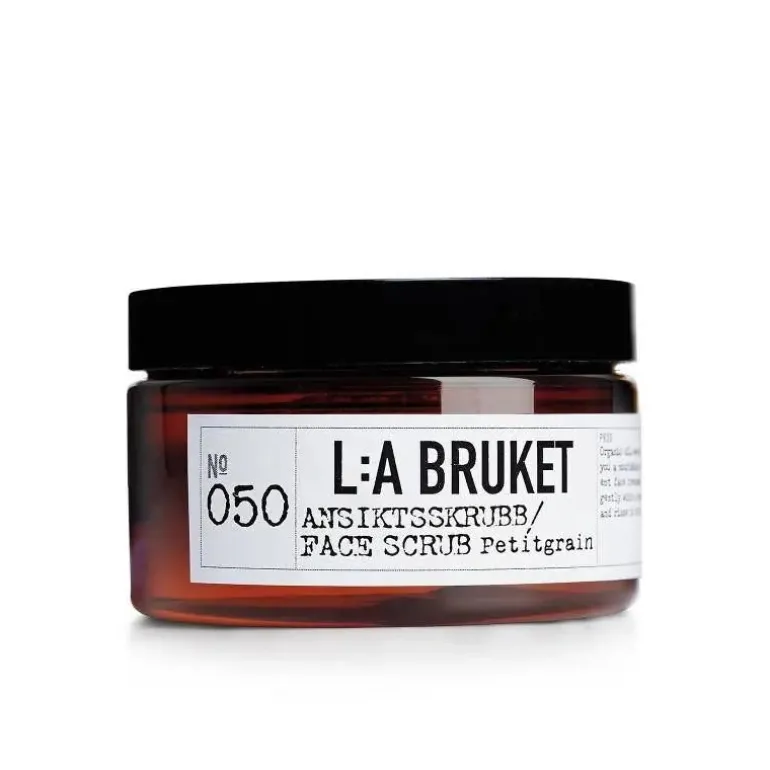 L:A Bruket 050 FACE SCRUB PETITGRAIN - L:A Bruket Alla Violetta Boutique