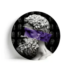 Purple piatto ceramica Yusufy - Alla Violetta Boutique