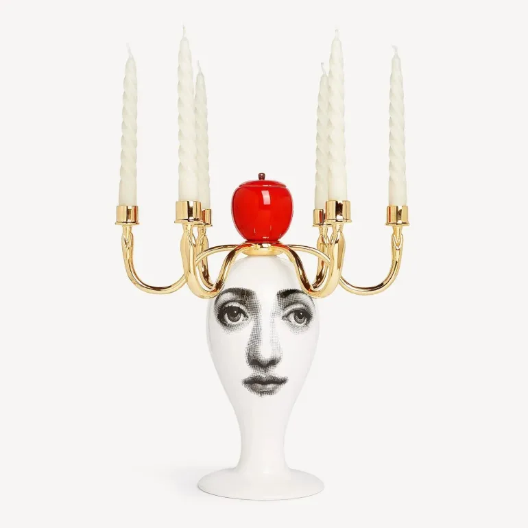 SUL TARDI candeliere Fornasetti